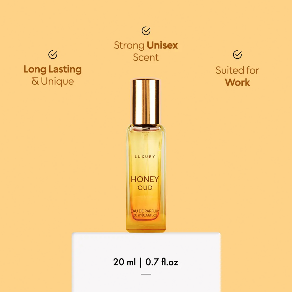 Honey Oud Perfume – Unisex Eau de Parfum 20ml Travel Size
