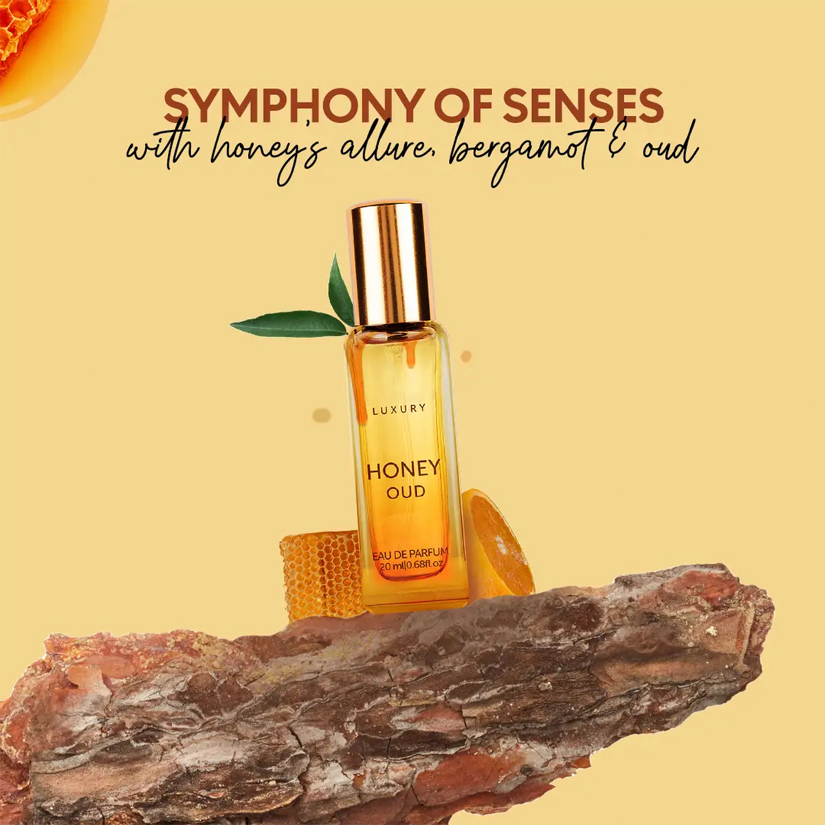 Honey Oud Perfume – Unisex Eau de Parfum 20ml Travel Size