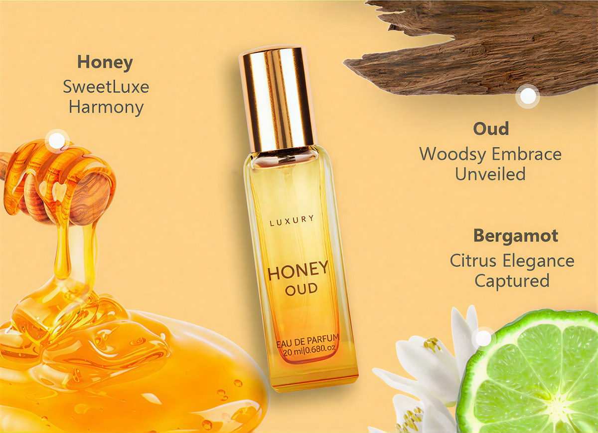 Honey Oud Perfume – Unisex Eau de Parfum 20ml Travel Size